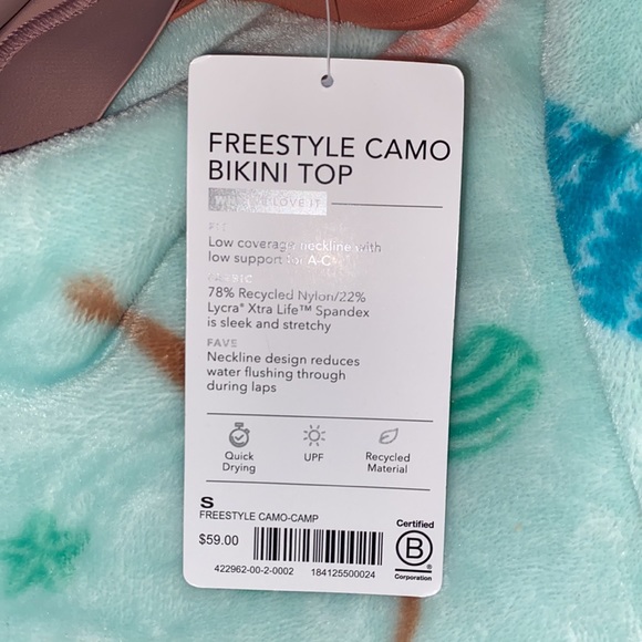 Athleta Freestyle Camo Bikini Top - Picture 7 of 7